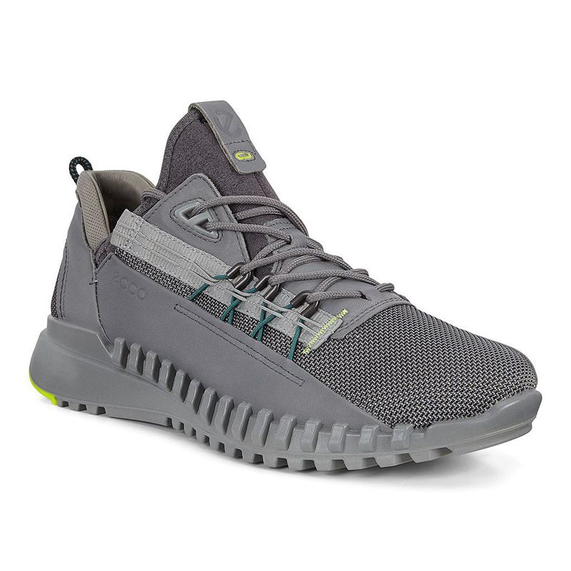 Men Casual Ecco Zipflex M - Outdoor Boot Grey - India VSLBTQ960